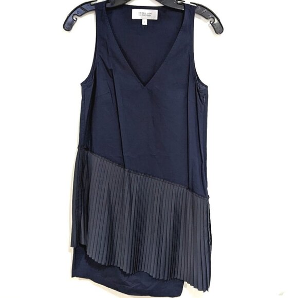 Derek Lam | 10 Crosby 2-In-1 Sweatshirt Dress With Pleated Underpinning - Picture 7 of 16